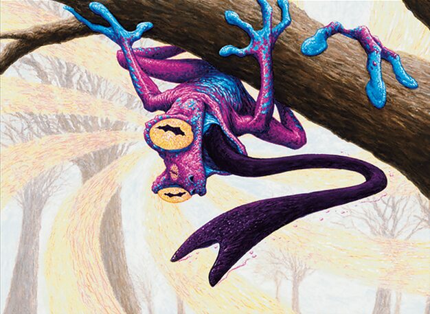 Psychic Frog artwork representing the Mortal Horizons prize cube.